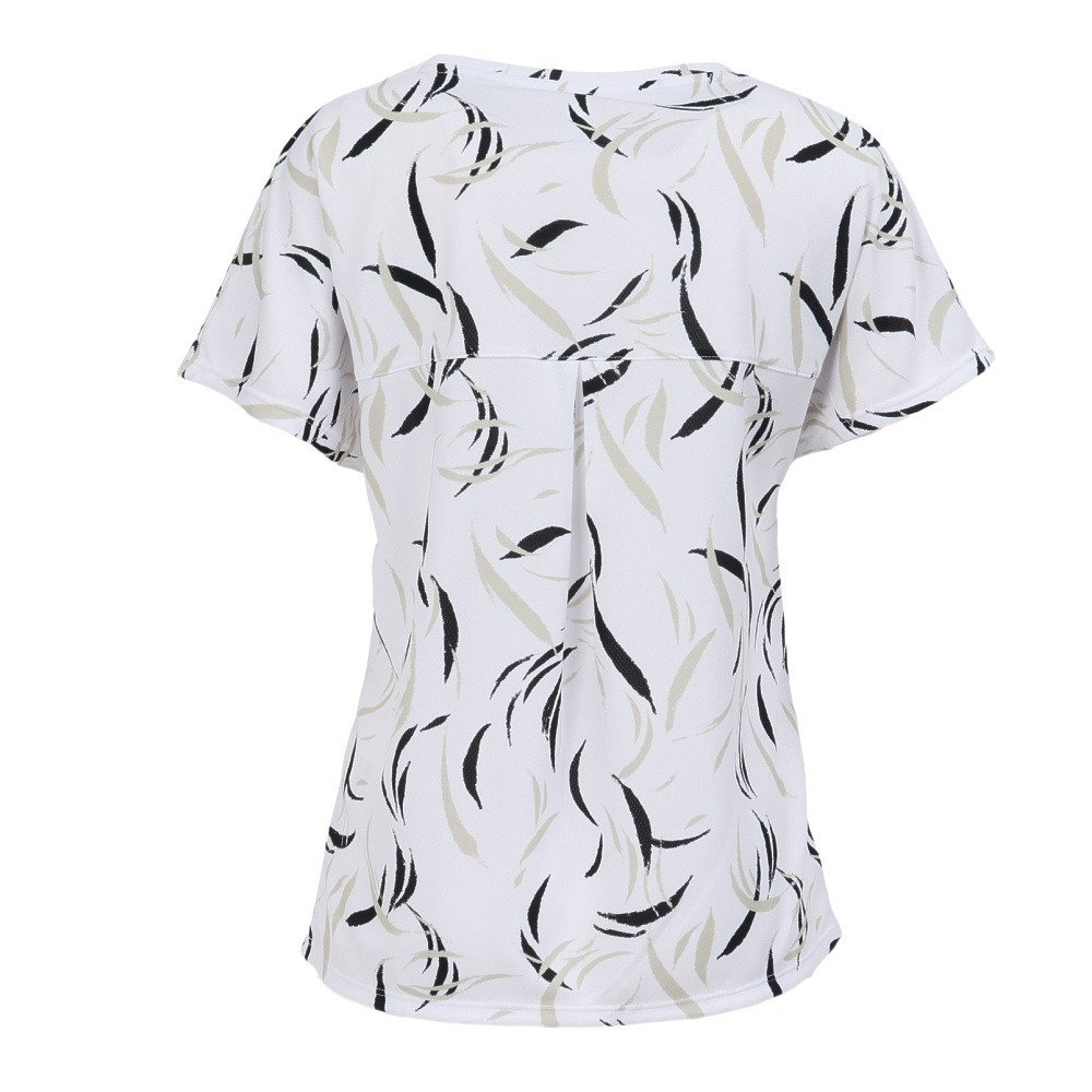 ルコックスポルティフ（lecoqsportif）（レディース）テニスウェア グラフィックゲームシャツ LN4FHT31L WH00