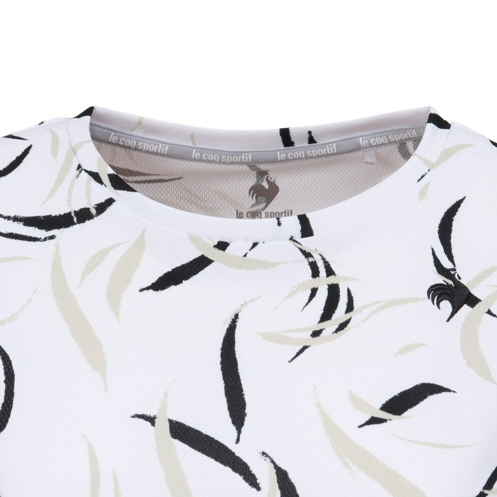ルコックスポルティフ（lecoqsportif）（レディース）テニスウェア グラフィックゲームシャツ LN4FHT31L WH00