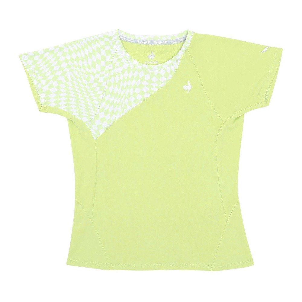【Lサイズ】ルコック テニスウェア エールフォルム グラフィックゲームシャツ ルコックスポルティフ（lecoqsportif）（レディース）テニスウェア