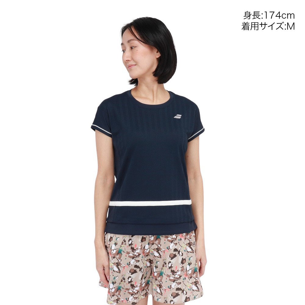 テニスウェア BabolaT バボラ（BABOLAT）（レディース）テニスウェア PLAY 半袖Tシャツ
