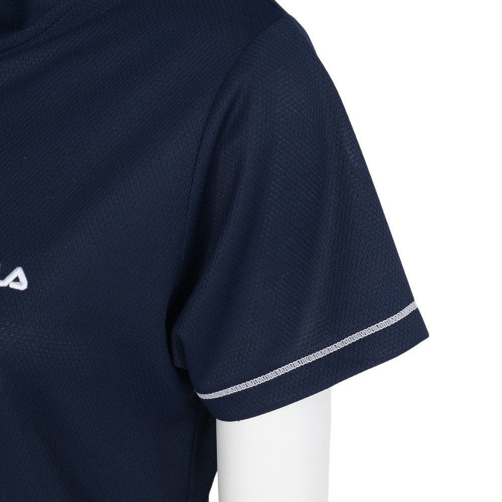 フィラ（FILA）（レディース）テニスウェア ハーフジップTシャツ