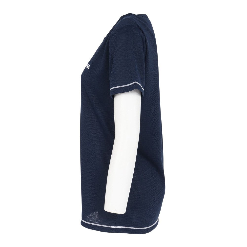 フィラ（FILA）（レディース）テニスウェア 半袖Tシャツ CE6SAW037-NV0