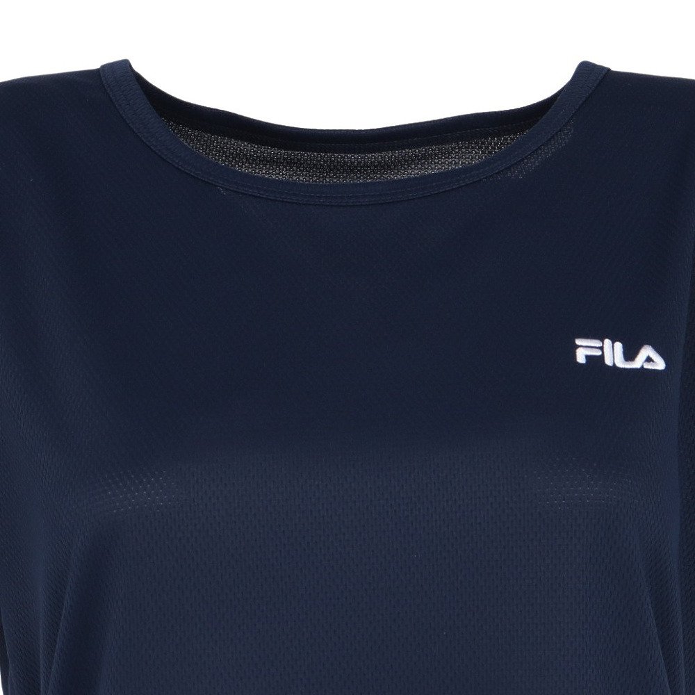 フィラ（FILA）（レディース）テニスウェア 半袖Tシャツ CE6SAW037-NV0