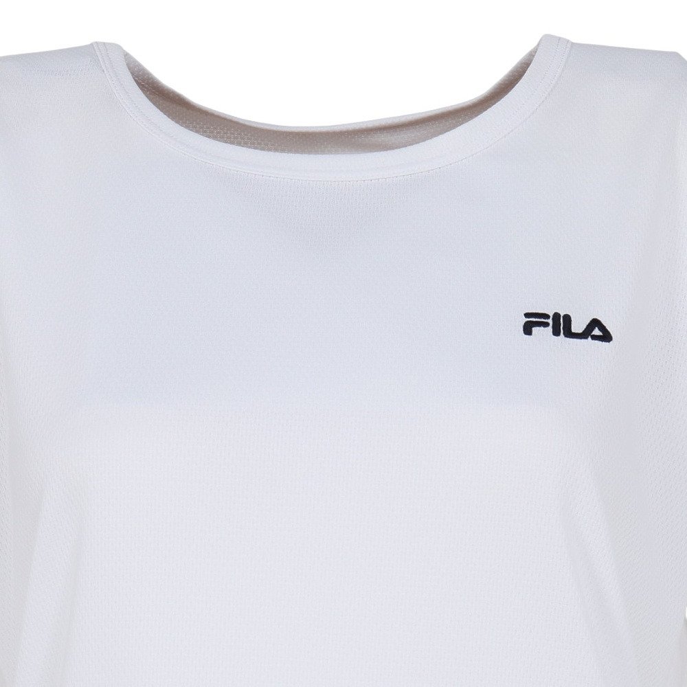 フィラ（FILA）（レディース）テニスウェア 半袖Tシャツ CE6SAW037-WT0