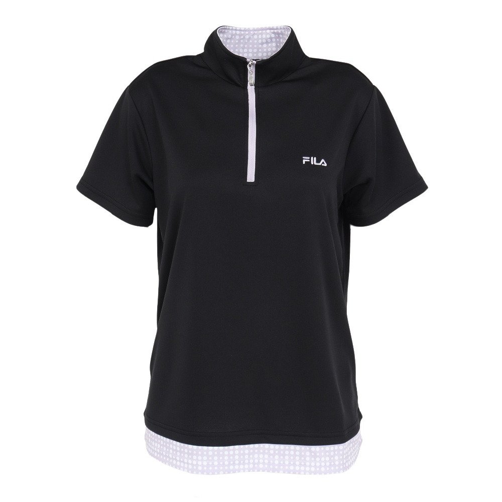 フィラ　テニスウェア　黒襟付きトップス　Mサイズ　新品 フィラ テニスウェア トップス・Tシャツ - 【公式】 スーパースポーツ