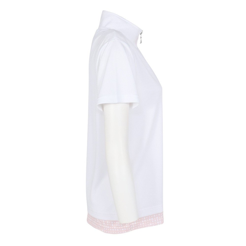 FILA ♡【美品】レース素材 セットアップLサイズ（バイザーおまけ） フィラ（FILA）（レディース）テニスウェア フェイクハーフジップT