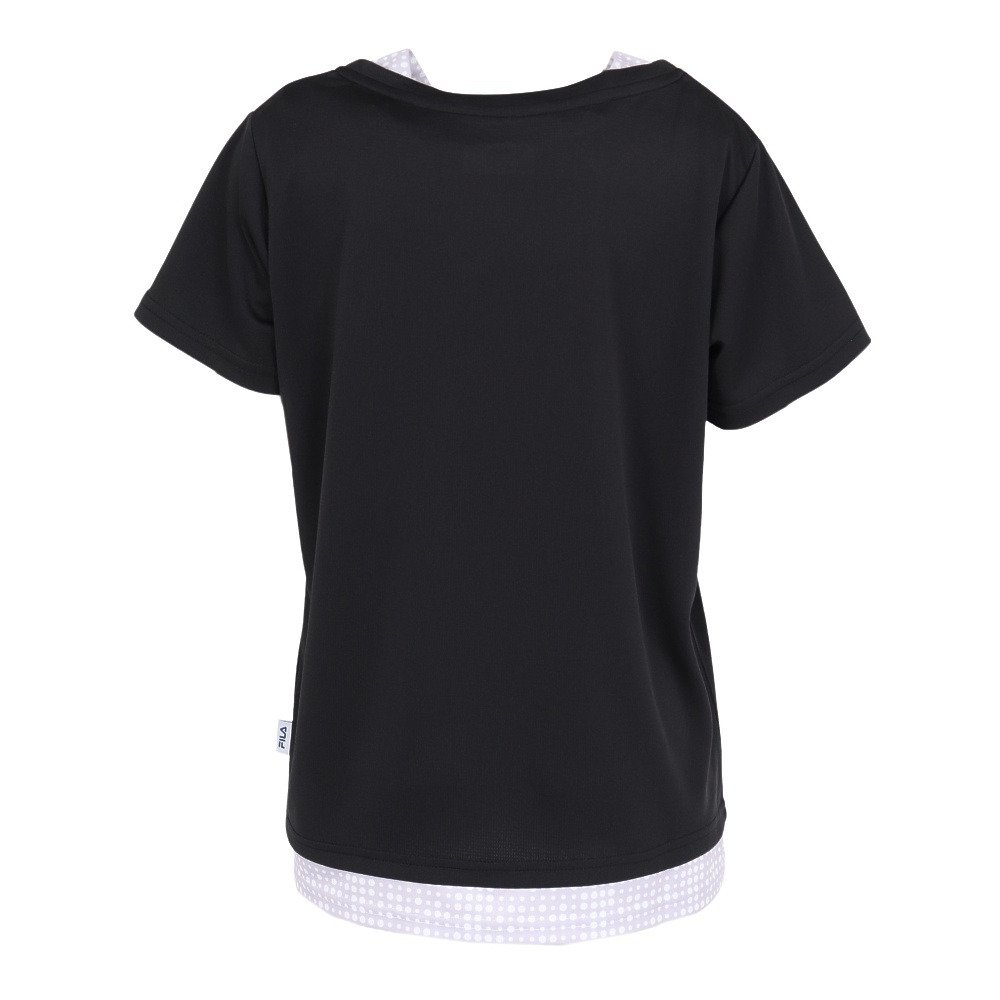 フィラ（FILA）（レディース）テニスウェア 半袖フェイクTシャツ
