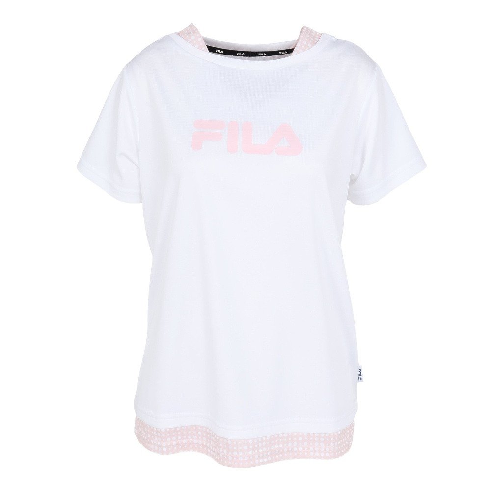 テニスウェア トップス・Tシャツ レディース ホワイト Lの価格が安い順