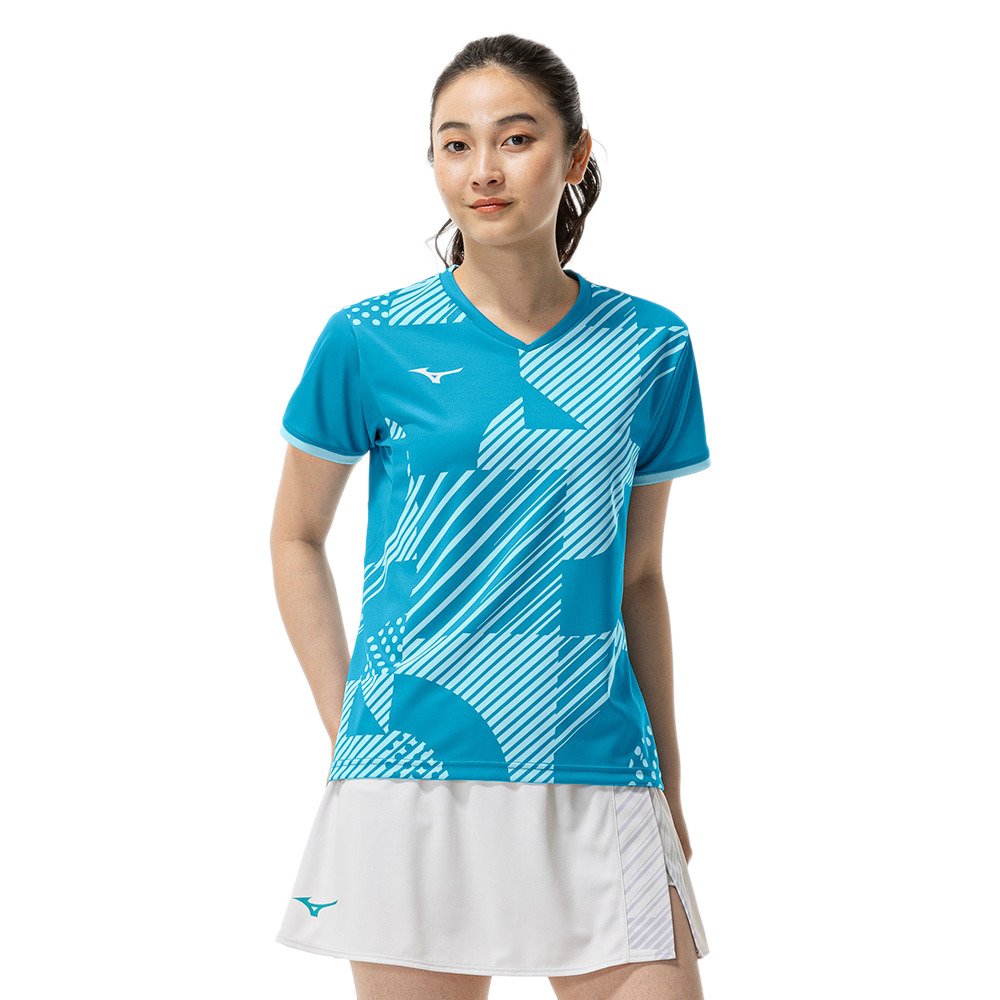 ミズノ（MIZUNO）（レディース）テニスウェア ゲームシャツ 62JAD70532