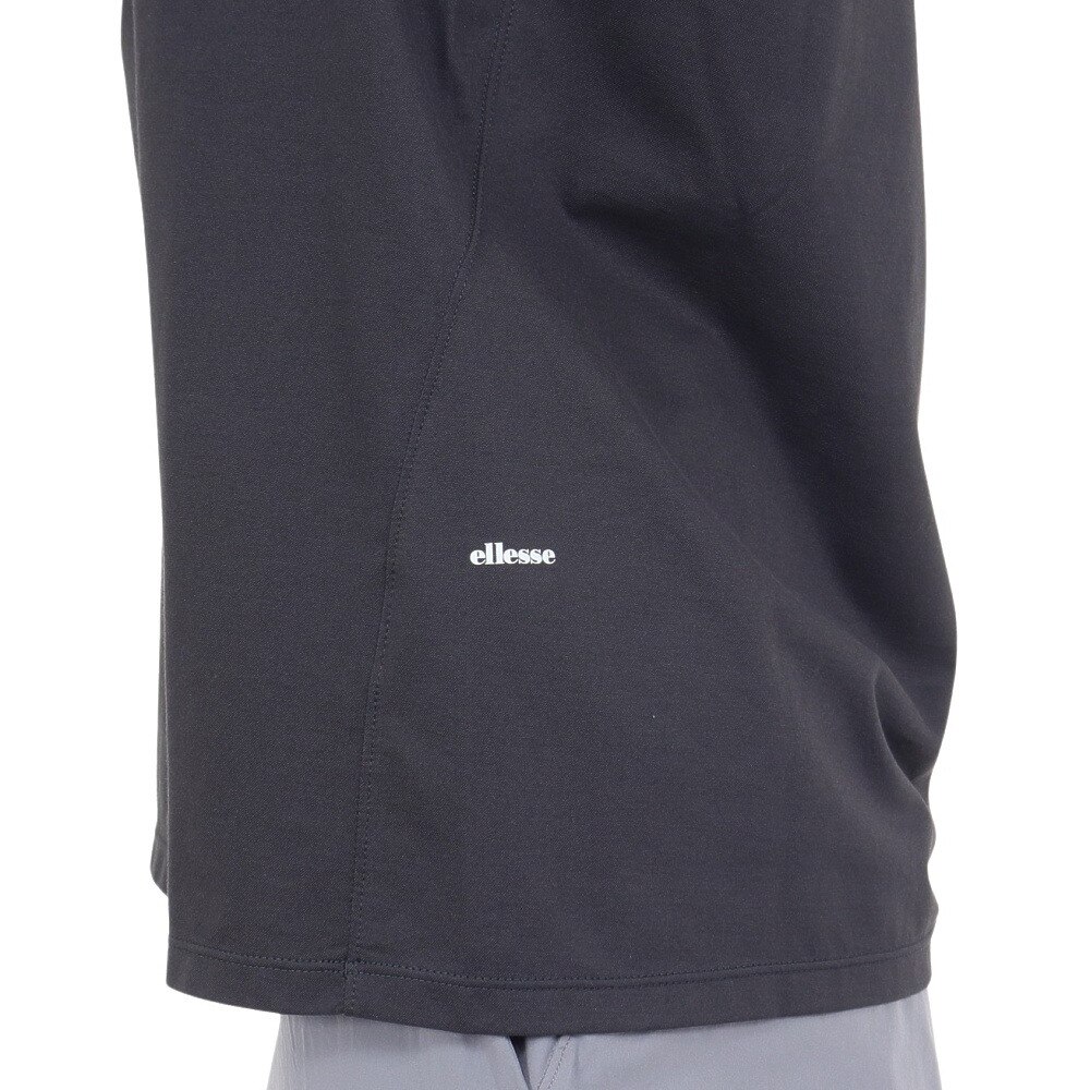 エレッセ（ELLESSE）（レディース）テニスウェア レディース ハイゲージ長袖ロゴTシャツ EU123102 2 速乾