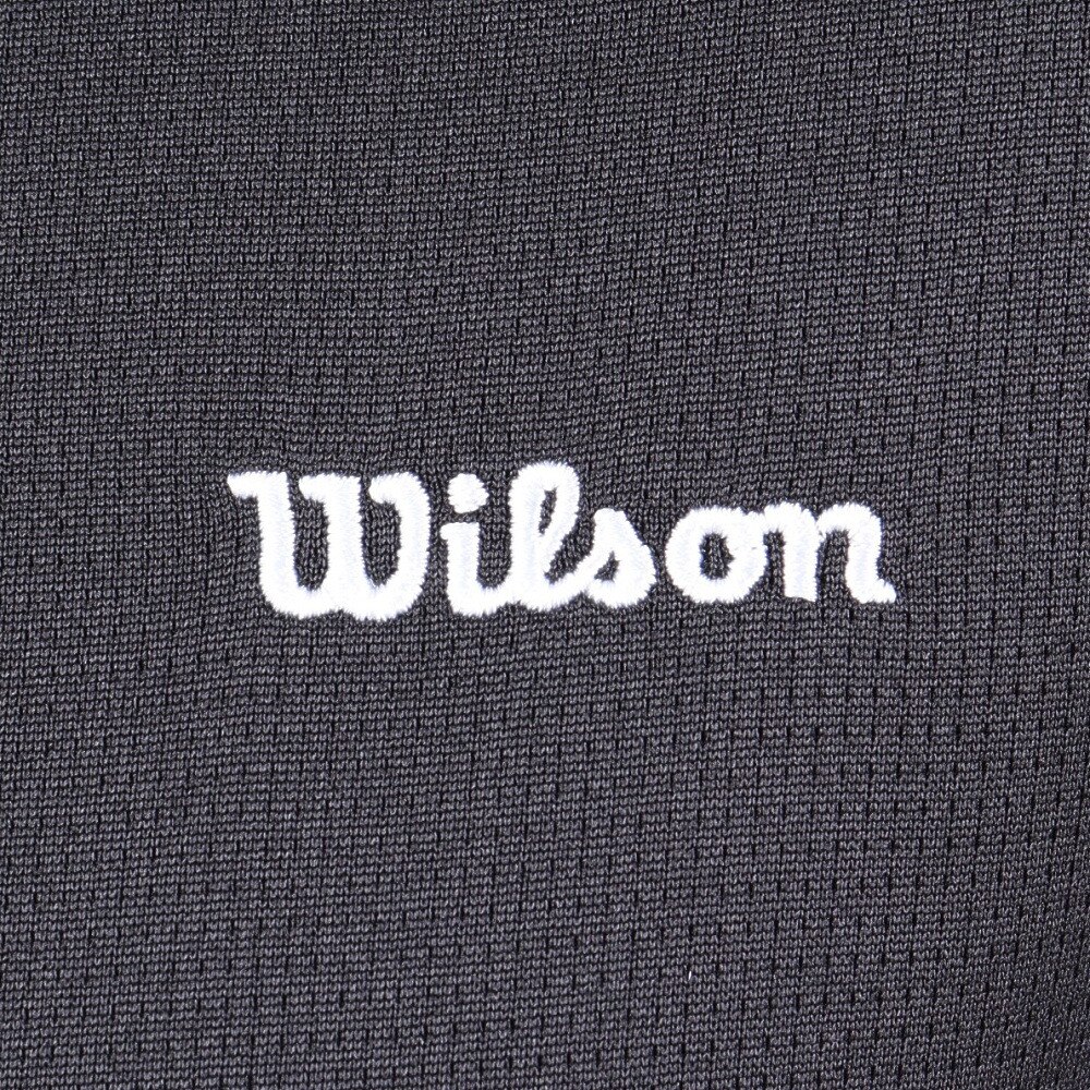 ウイルソン（Wilson）（レディース）テニスウェア レディース クルーネック長袖Tシャツ 443255-BK