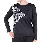 (レディース)テニスウェア レディース クルーネック長袖Tシャツ 443255