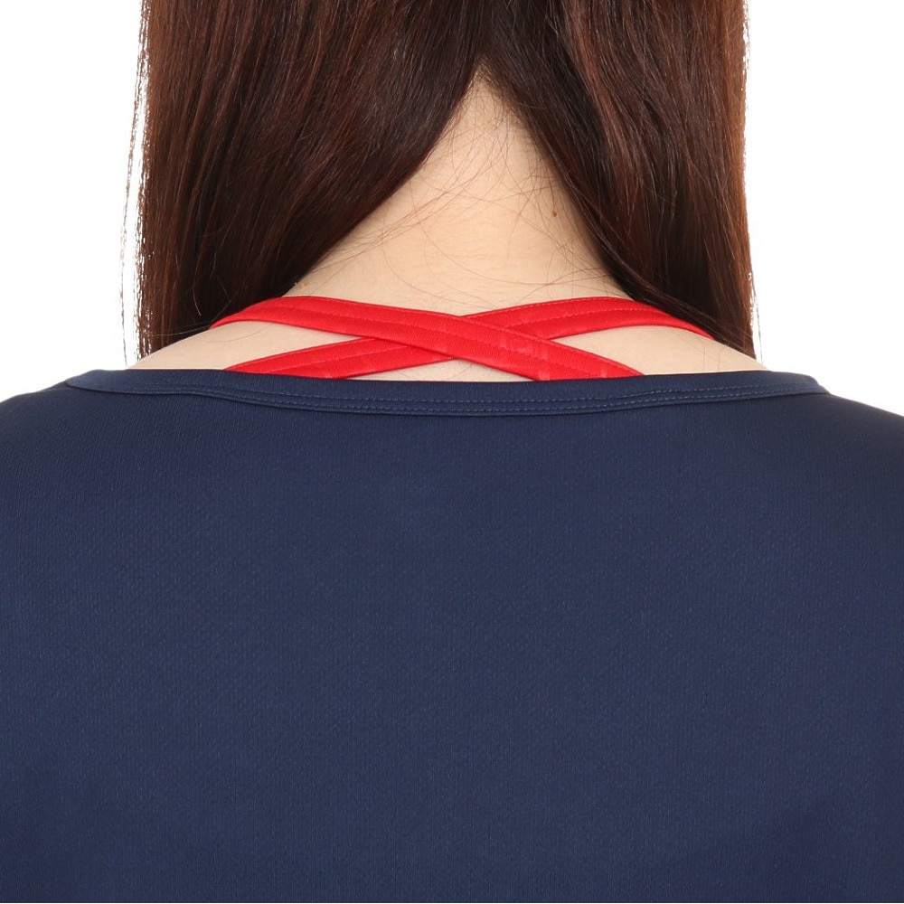 フィラ（FILA）（レディース）テニスウェア レディース 長袖エンボス フェイクTシャツ FL6748-20 速乾