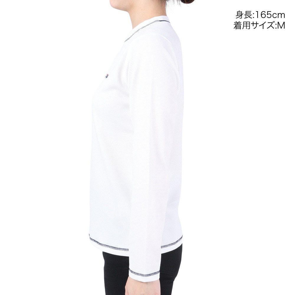 フィラ（FILA）（レディース）テニスウェア レディース 長袖ワンポイントシャツ FL6757-01