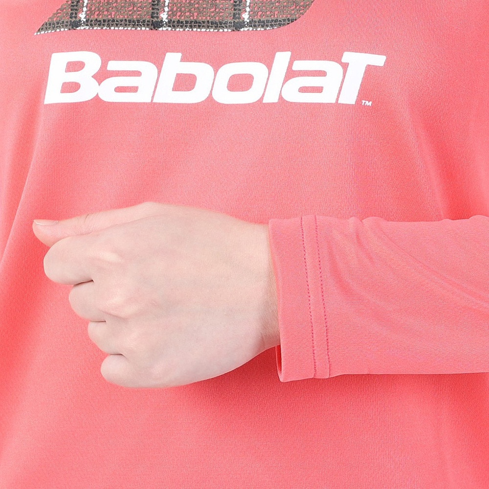 バボラ（BABOLAT）（レディース）テニスウェア レディース ピュア長袖Tシャツ BWP3577 PK00