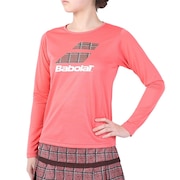 バボラ（BABOLAT）（レディース）テニスウェア レディース ピュア長袖Tシャツ BWP3577 PK00 速乾