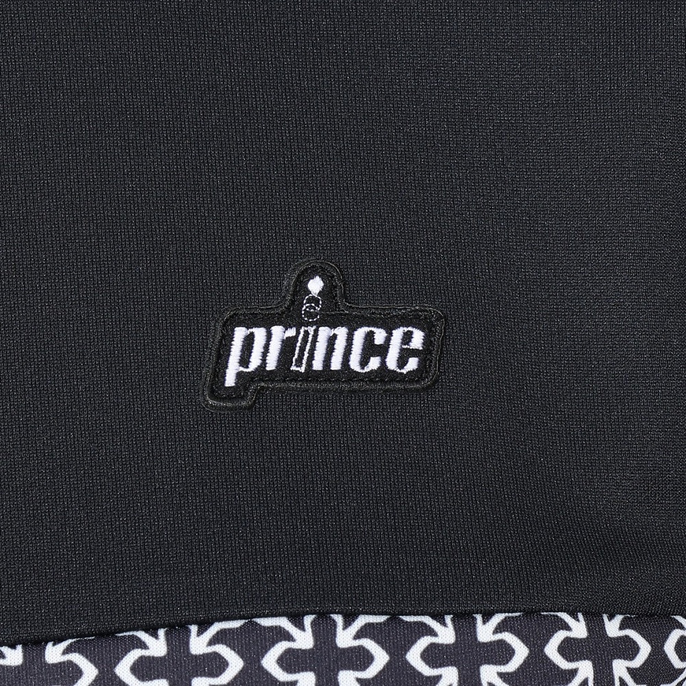 プリンス（PRINCE）（レディース）テニスウェア レディース 長袖 ロングスリーブ ゲームシャツ ライトスムース素材 WF4100 165 BLK