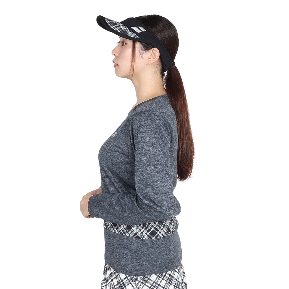 バボラ（BABOLAT）（レディース）テニスウェア PURE ロングスリーブシャツ 長袖 BWP4577-BK00