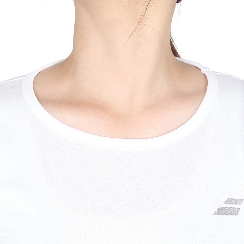 バボラ（BABOLAT）（レディース）テニスウェア PURE ロングスリーブシャツ 長袖 BWP4577-WH00