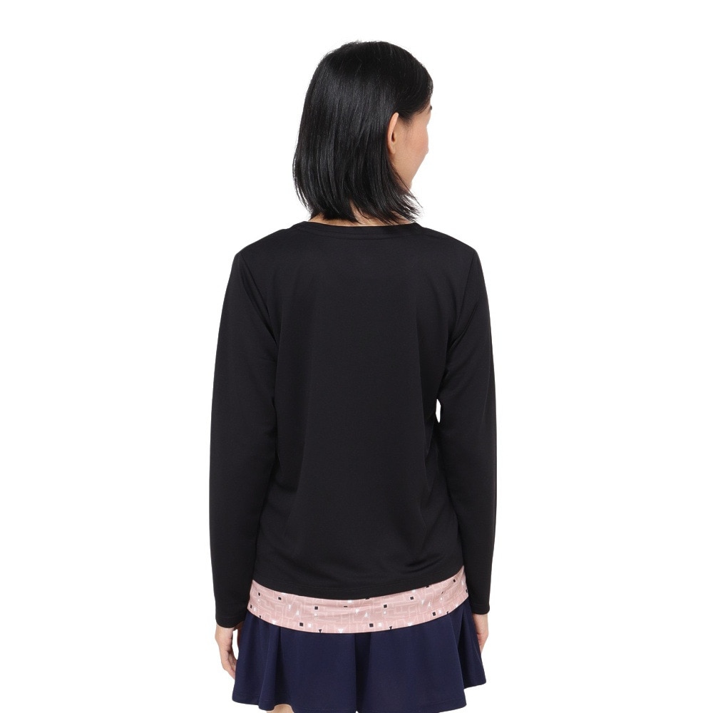 フィラ（FILA）（レディース）テニスウェア ロングスリーブ フェイク Tシャツ FL7006-08