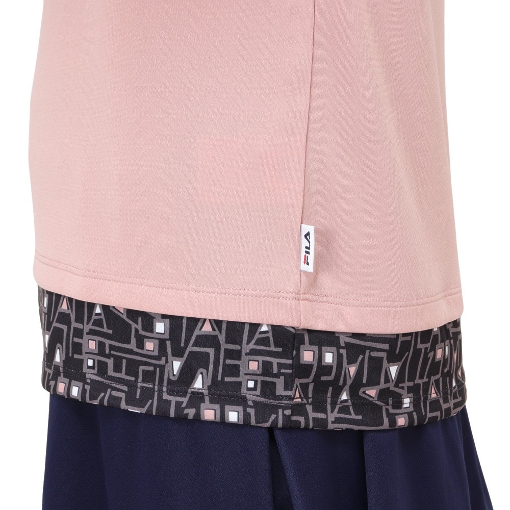 フィラ（FILA）（レディース）テニスウェア ロングスリーブ フェイク Tシャツ FL7006-19