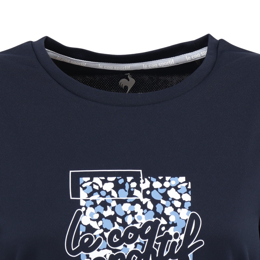 ルコックスポルティフ（lecoqsportif）（レディース）テニスウェア レディース 長袖プラクティスシャツ LN5FLT30L NV00