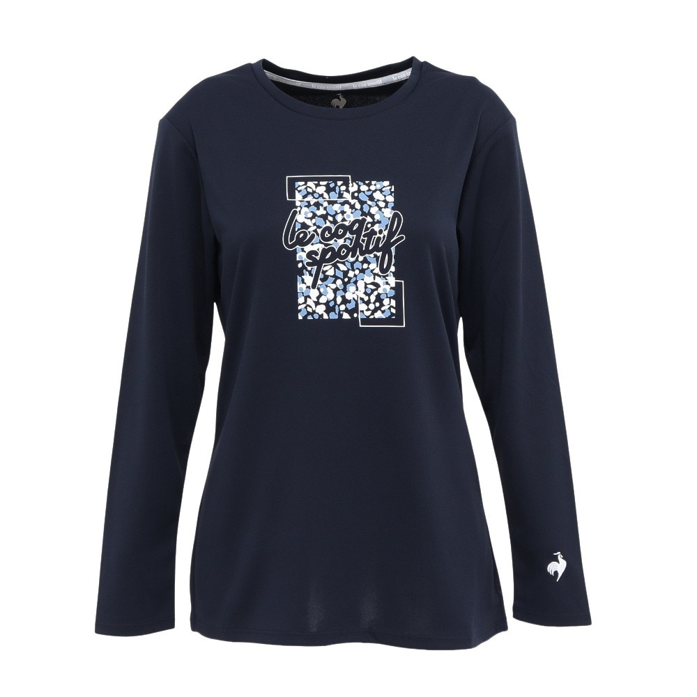 ルコックスポルティフ（lecoqsportif）（レディース）テニスウェア レディース 長袖プラクティスシャツ LN5FLT30L NV00