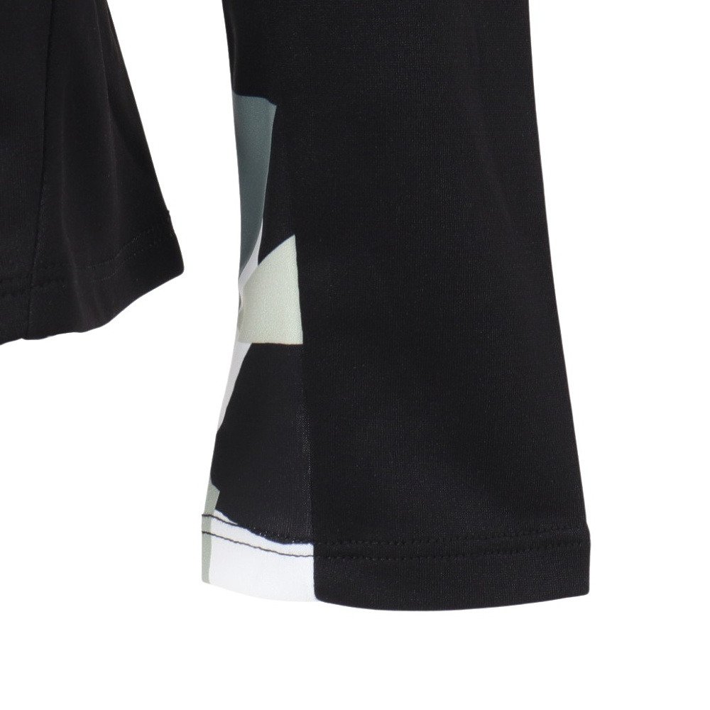 ルコックスポルティフ（lecoqsportif）（レディース）テニスウェア エールフォルム グラフィック長袖ゲームシャツ LN4FLT10L BK00