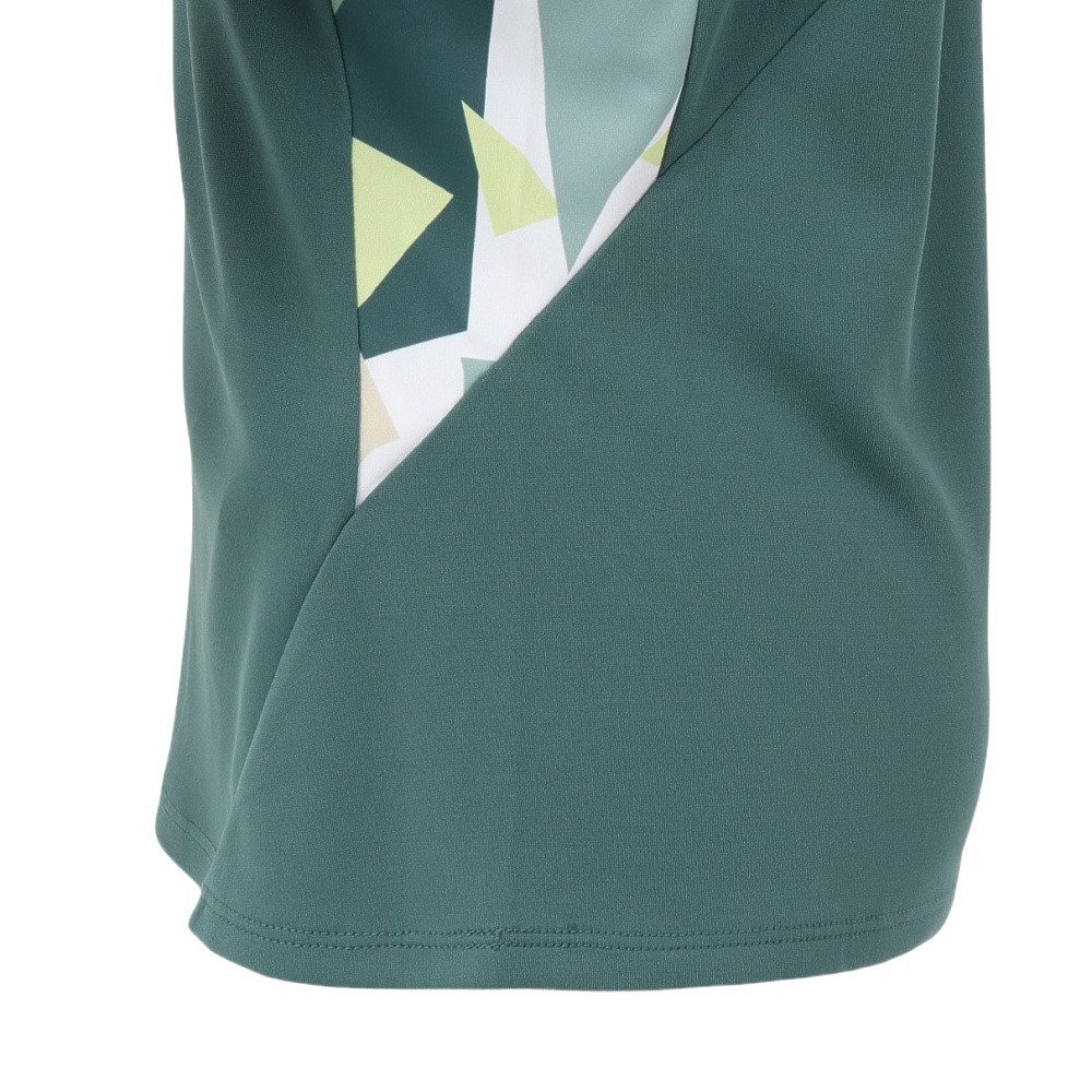 ルコックスポルティフ（lecoqsportif）（レディース）テニスウェア エールフォルム グラフィック長袖ゲームシャツ LN4FLT10L GR00
