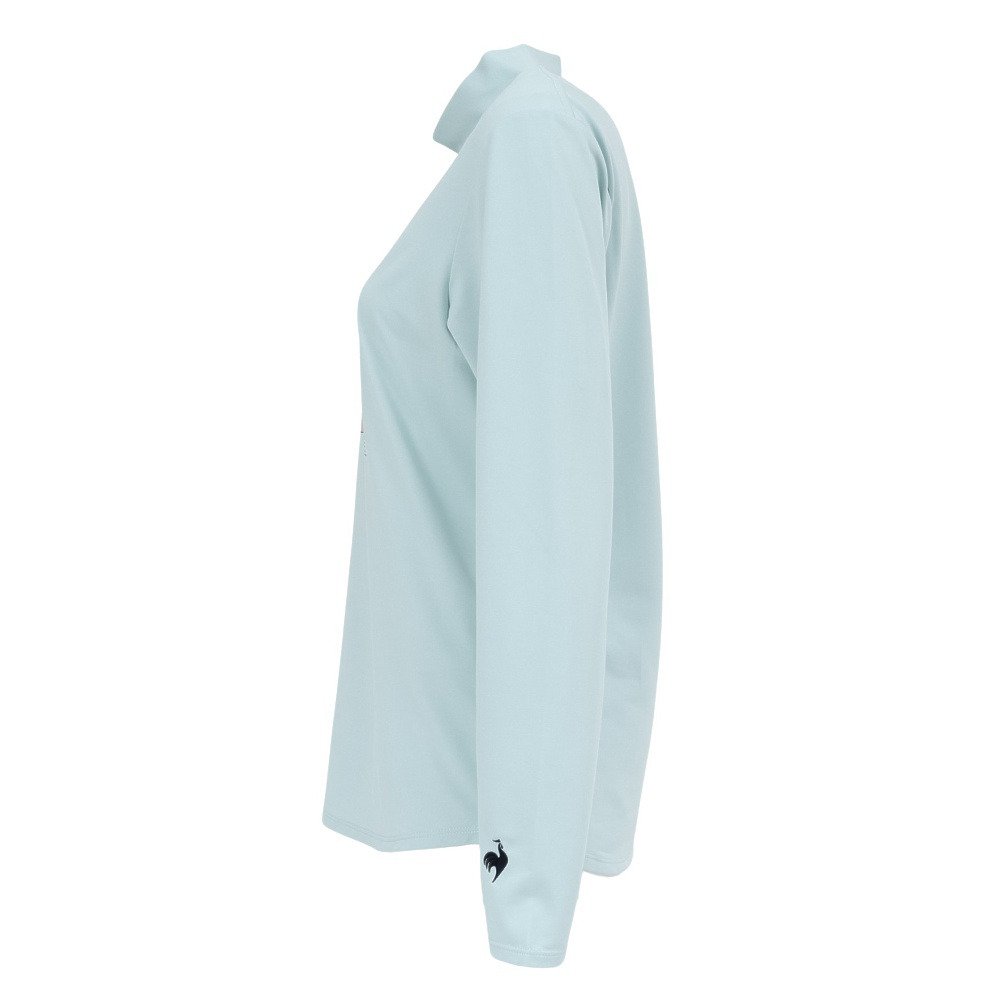 ルコックスポルティフ（lecoqsportif）（レディース）テニスウェア レディース モックネック長袖シャツ LN5SLT50L BL00