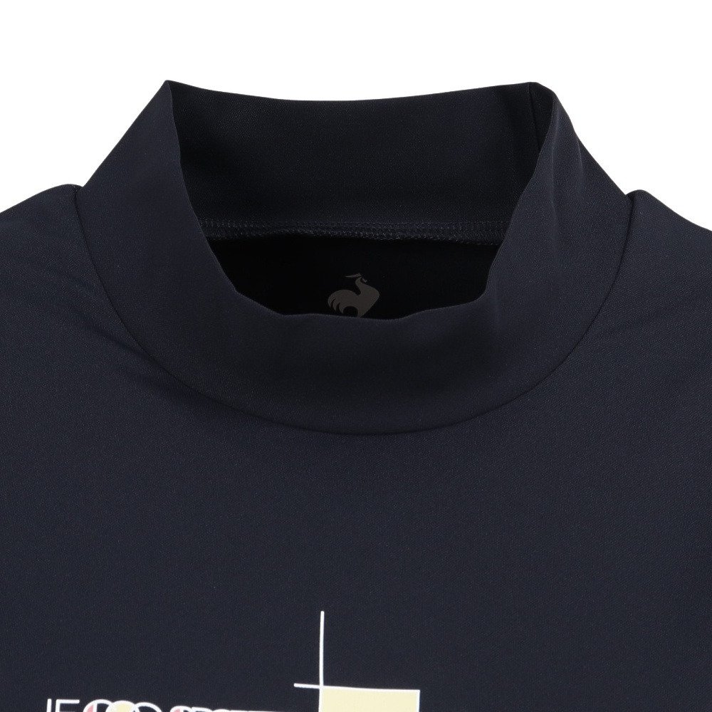 ルコックスポルティフ（lecoqsportif）（レディース）テニスウェア モックネック長袖シャツ LN5SLT50L NV00