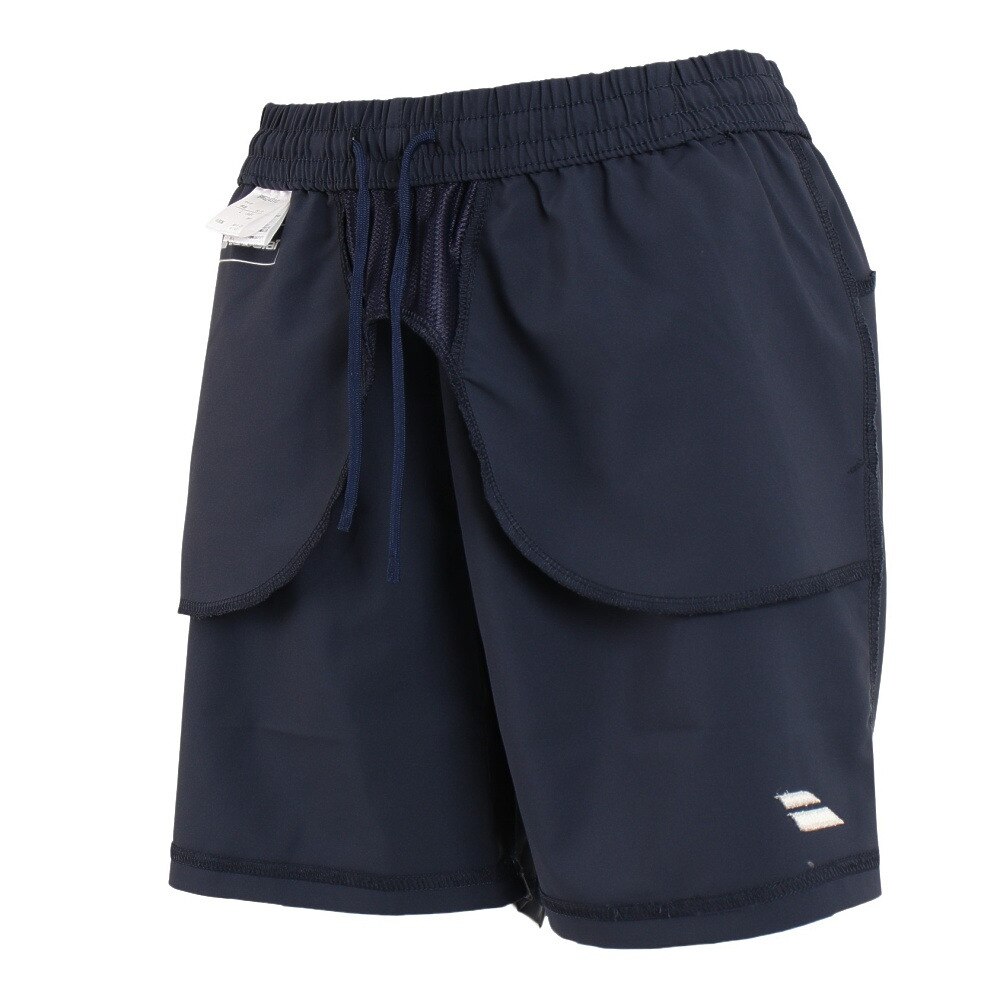 バボラ（BABOLAT）（レディース）テニスウェア レディース CLUB SHORT PANTS BWG2431C NV ショートパンツ 