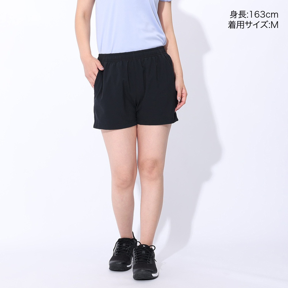 プリンス（PRINCE）（レディース）テニスウェア レディース ストレッチショートパンツ WA3323 165 BLK 速乾