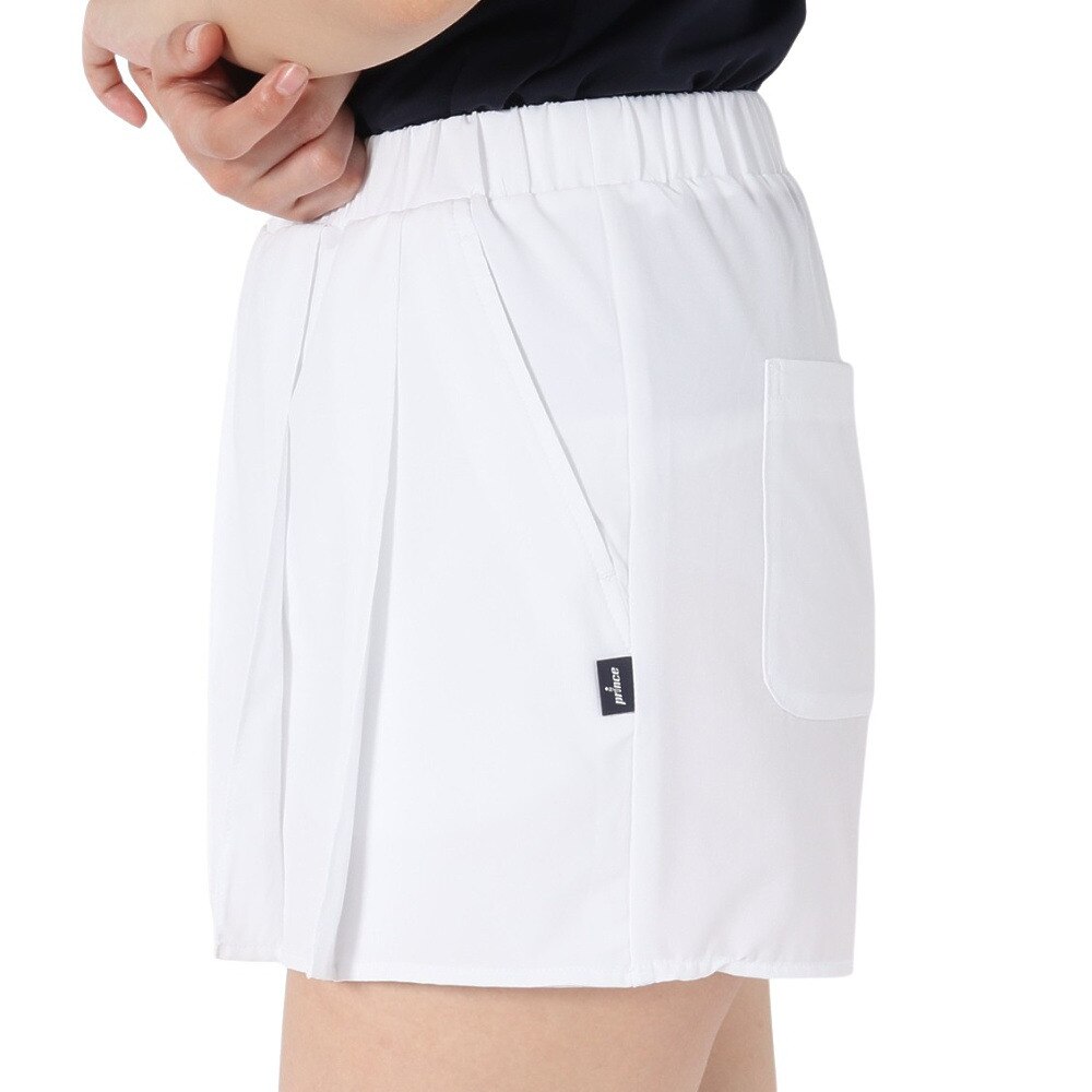 プリンス（PRINCE）（レディース）【新商品】テニスウェア レディース ストレッチスキュロット 吸水速乾・UPF50+・バド WS5306 146 WHT