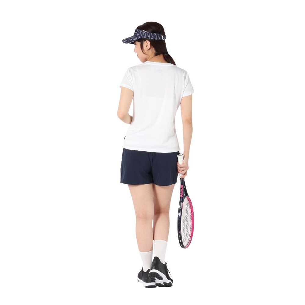 プリンス（PRINCE）（レディース）【新商品】テニスウェア レディース ストレッチキュロット 吸水速乾・UPF50+ WS5307 127 NVY