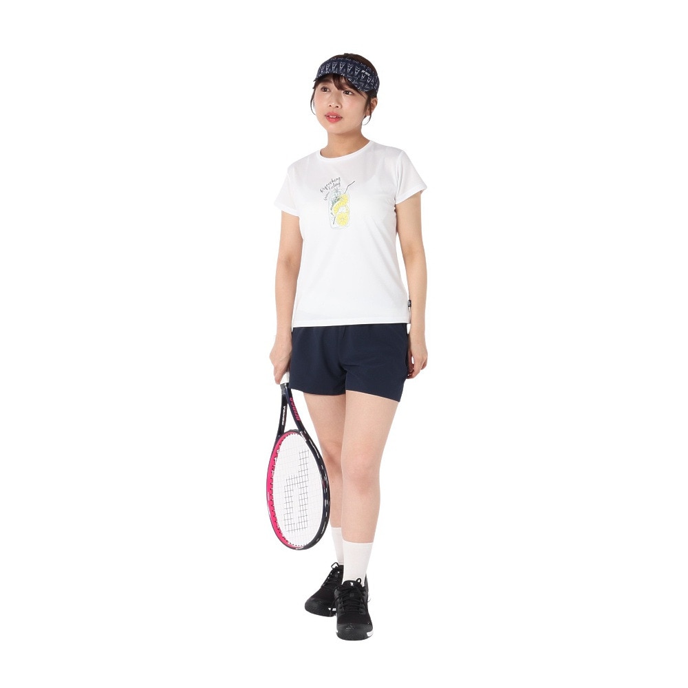 プリンス（PRINCE）（レディース）【新商品】テニスウェア レディース ストレッチキュロット 吸水速乾・UPF50+ WS5307 127 NVY