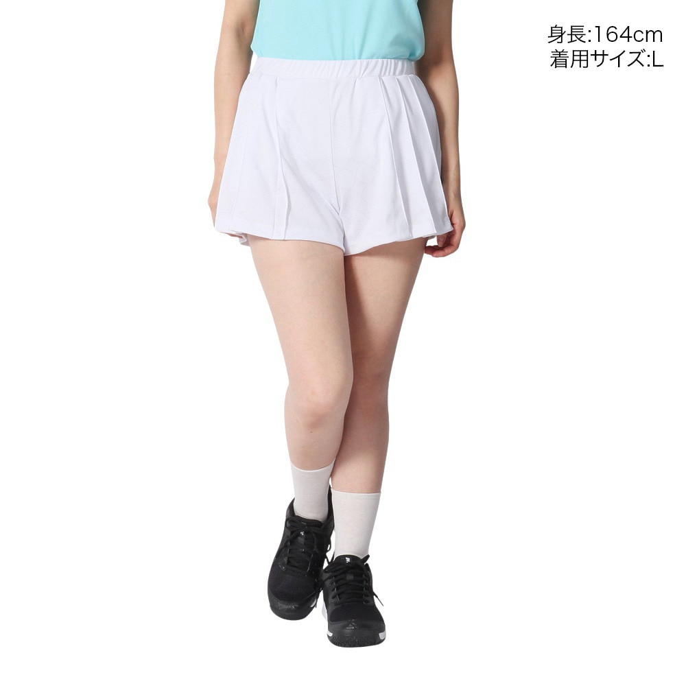 プリンス（PRINCE）（レディース）【新商品】テニスウェア レディース キュロット 吸水速乾・UPF50+・制電・バド WS5317 146 WHT