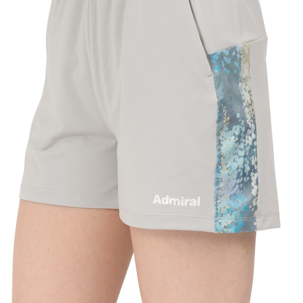 アドミラル ゴルフ（Admiral GOLF）（レディース）テニスウェア サイドライングラフィックショーツ ATLA506-GRY