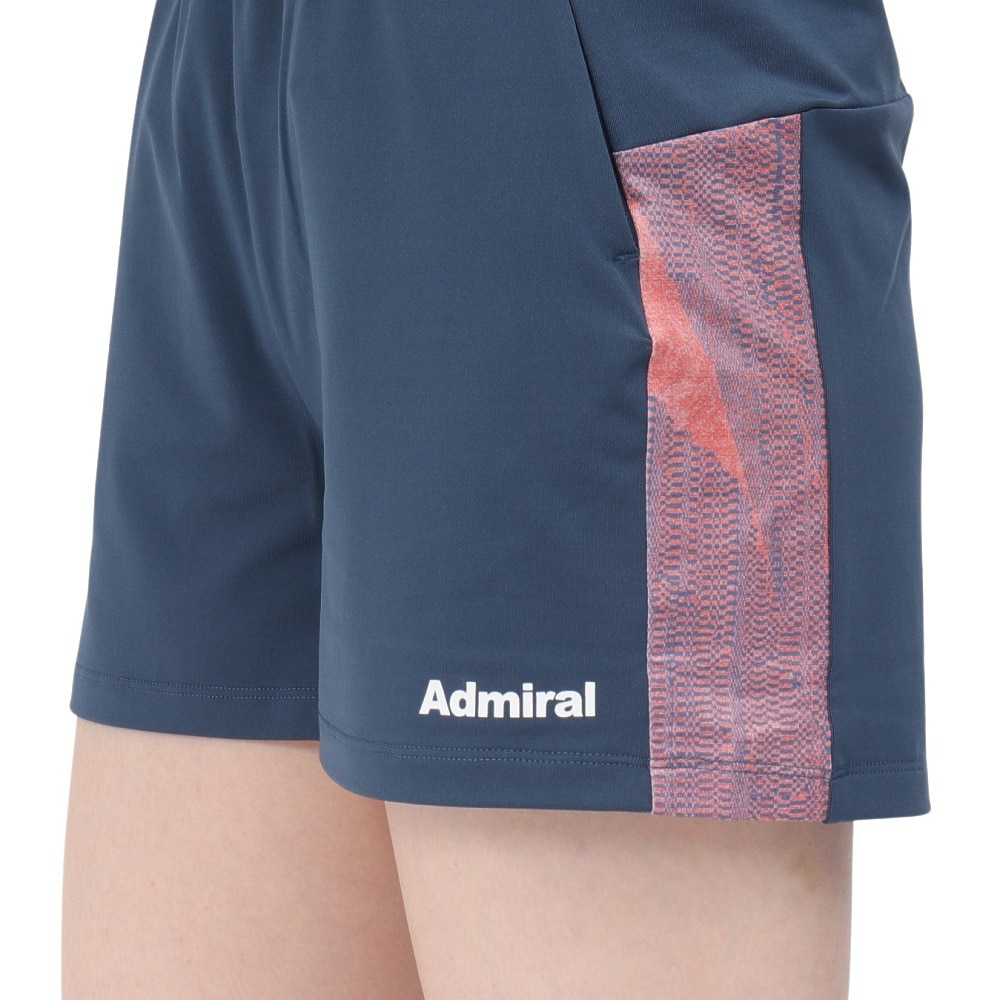 アドミラル（Admiral）（レディース）テニスウェア サイドライングラフィックショーツ ATLA506-NVY