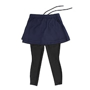 ウィッテム（HUITIEME）（レディース）テニス タイツ付きスカート HU18SES733210NVY 吸汗速乾/UVカット/消臭