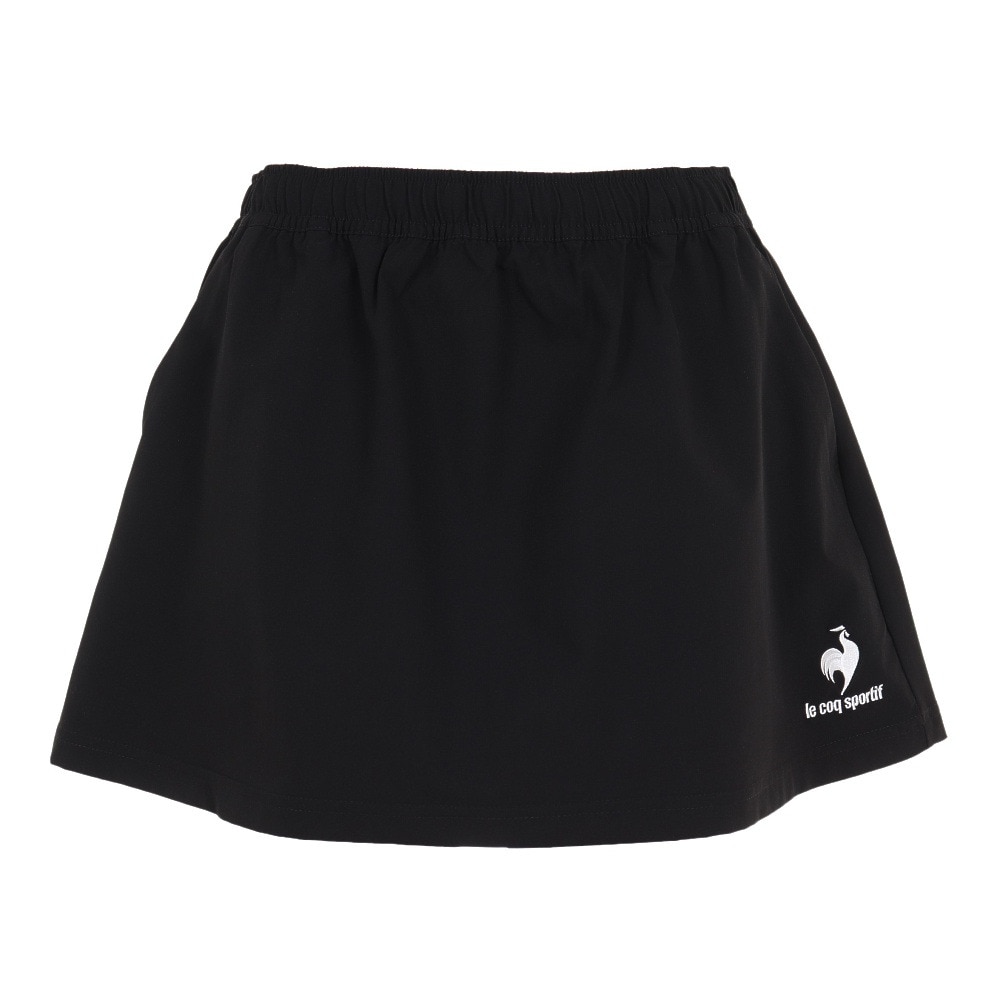 ルコックスポルティフ（lecoqsportif）（レディース）テニスウェア レディース スコート 吸汗速乾 UPF50+ 紫外線カット QTWSJE90 BLK