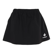 ルコックスポルティフ（lecoqsportif）（レディース）テニスウェア レディース スコート 吸汗速乾 UPF50+ 紫外線カット QTWSJE90 BLK