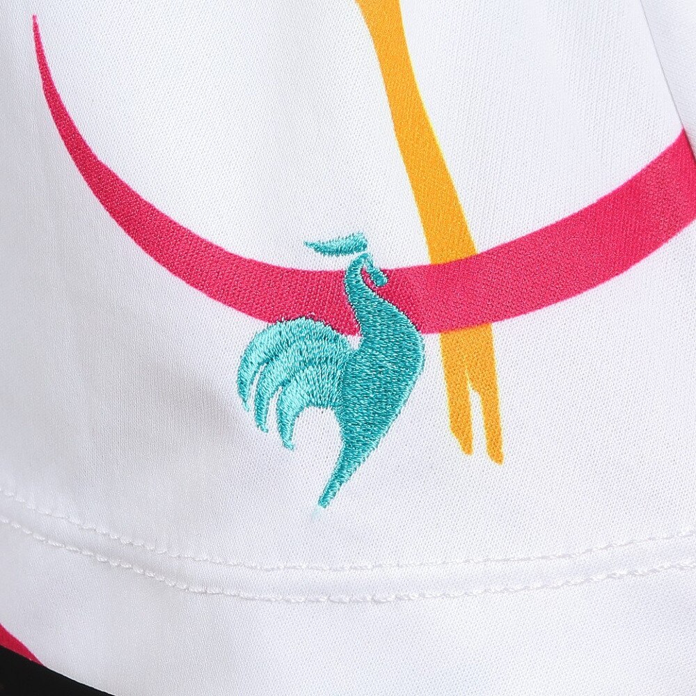 ルコックスポルティフ（lecoqsportif）（レディース）テニスウェア グラフィックゲームスコート QTWWJE01 WH UVカット