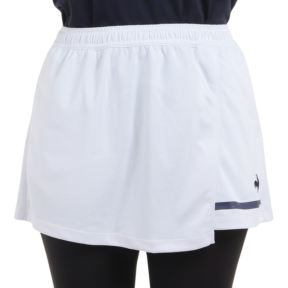 ルコックスポルティフ（lecoqsportif）（レディース）テニスウェア レディース ゲームスコート QTWWJE05 WH UVカット