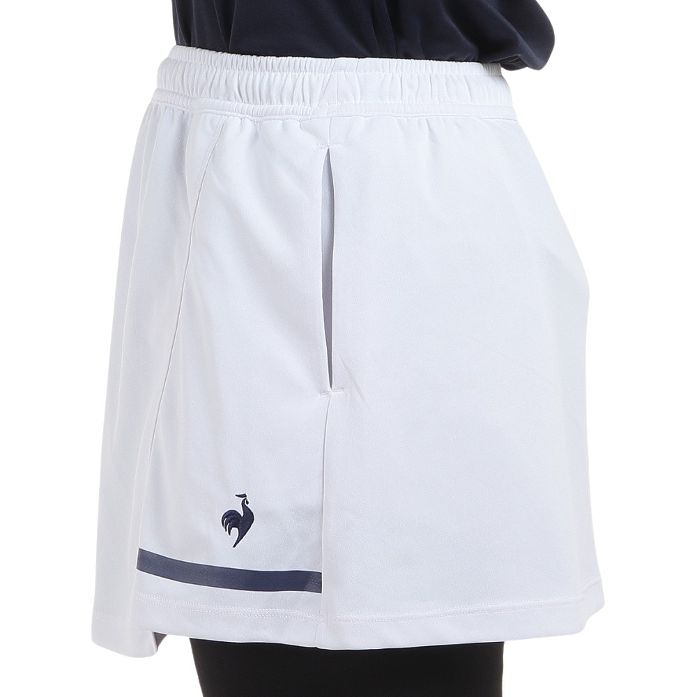 ルコックスポルティフ（lecoqsportif）（レディース）テニスウェア レディース ゲームスコート QTWWJE05 WH UVカット