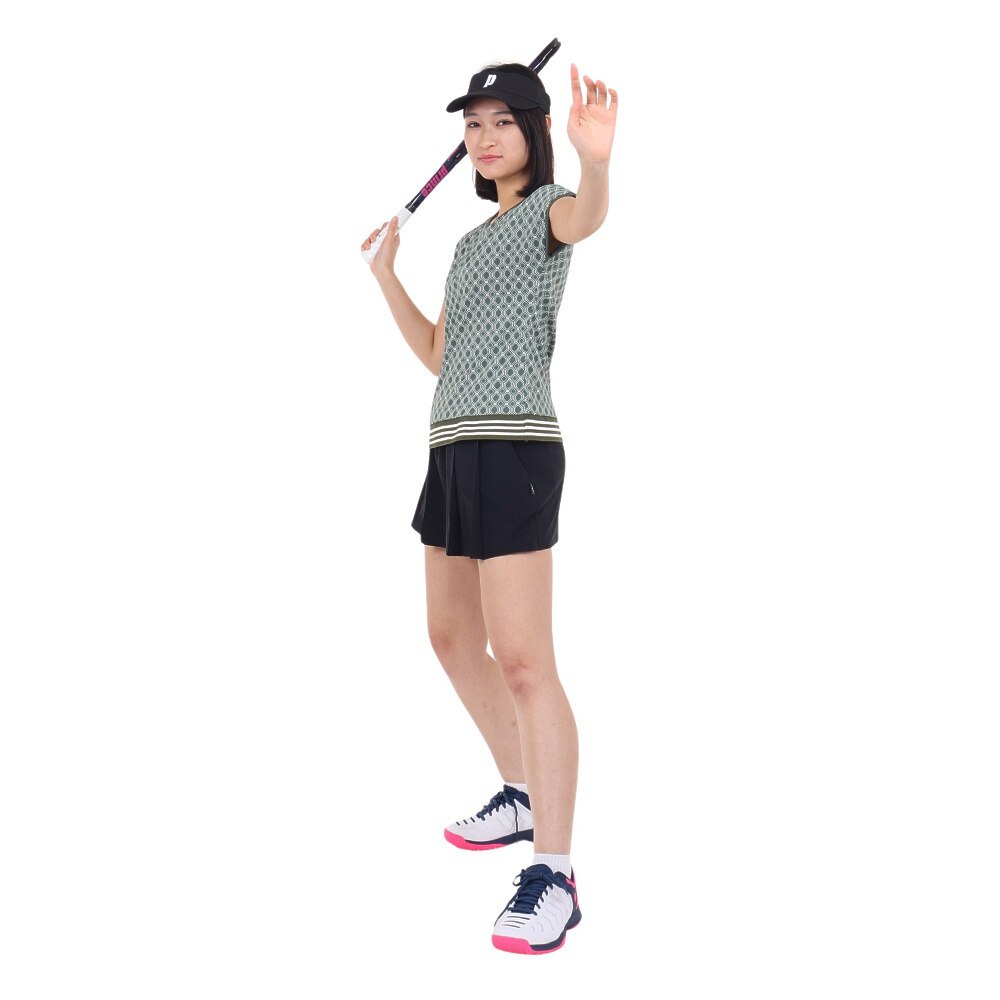 プリンス（PRINCE）（レディース）テニスウェア レディース ストレッチスキュロット WF3327 165 BLK
