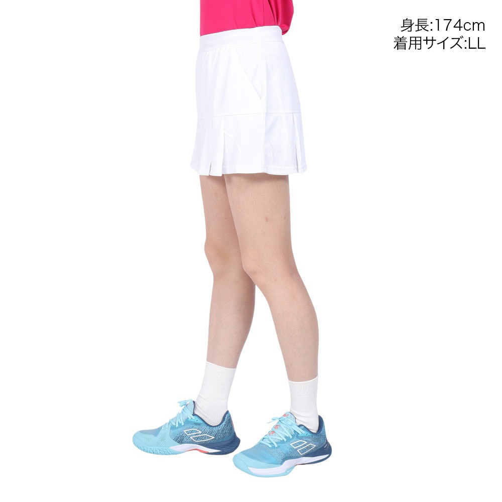 バボラ（BABOLAT）（レディース）テニスウェア レディース CLUB スコート インナーパンツ付 BWG4430C WH00
