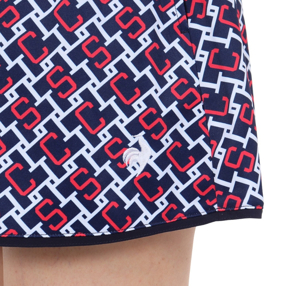 ルコックスポルティフ（lecoqsportif）（レディース）テニスウェア レディース リバーシブルゲームスコート QTWXJE03 NV 速乾