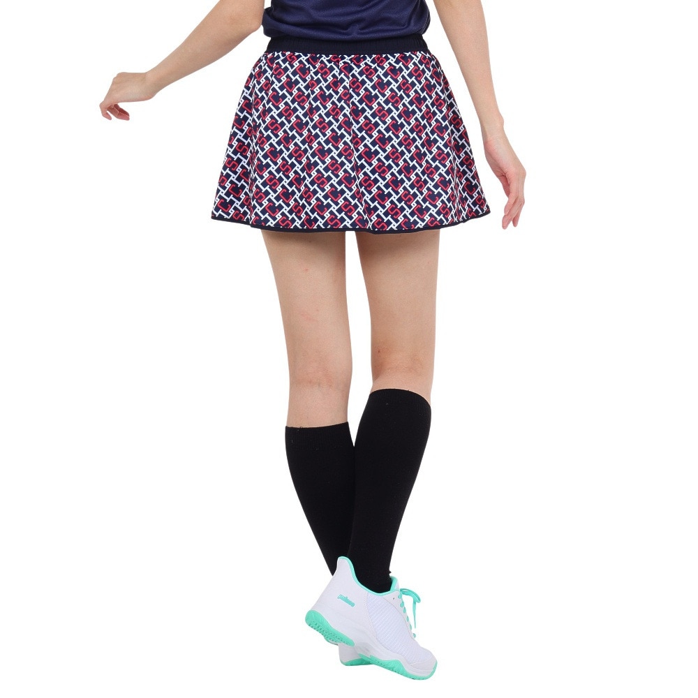 ルコックスポルティフ（lecoqsportif）（レディース）テニスウェア レディース リバーシブルゲームスコート QTWXJE03 NV 速乾