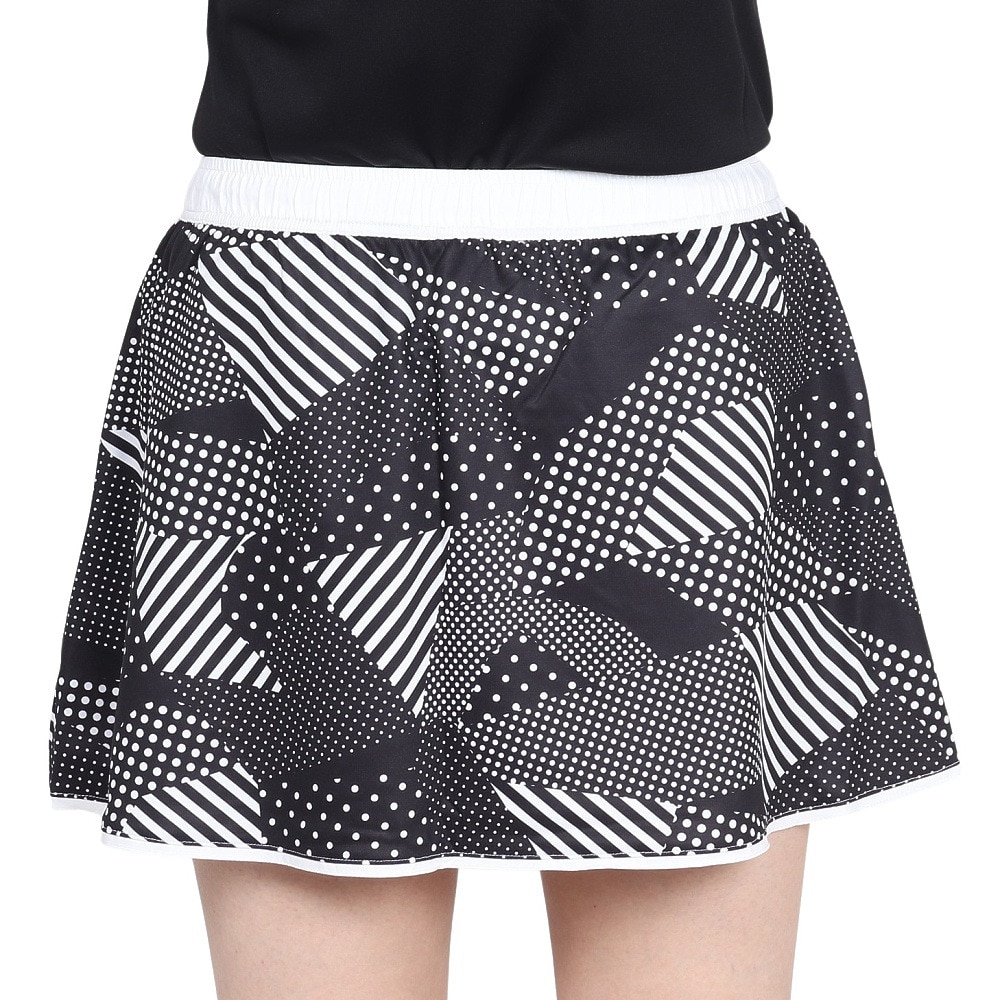 ルコックスポルティフ（lecoqsportif）（レディース）テニスウェア リバーシブルゲームスコート LN4FSK20L WH00